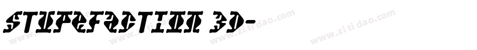 Stupefaction 3D字体转换